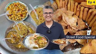 Ep4 Delhi Neighbourhood Eats l Connaught Place Street Food Special l Poha Chach Odeon Bhelpuri [upl. by Whitelaw]