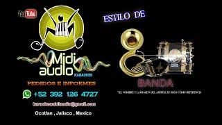 KARAOKE LA GITANILLA  BANDA EL RECODO 2023 karaokesmidiaudiostudio [upl. by Leseil594]