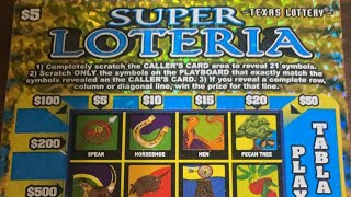 Super Loteria 5 Pack of New Texas Lottery Tickets Scan Only [upl. by Levona]