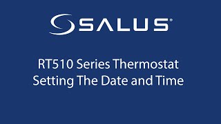 RT510 Series Thermostat  Setting Date and Time [upl. by Uball]