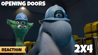 Monsters at Work  S02E04  Opening Doors  REACTION [upl. by Malan]