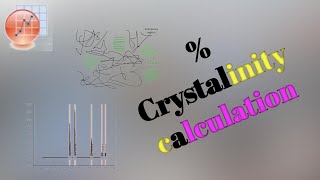 how to calculate crystallinity from xrd graph [upl. by Laenej]