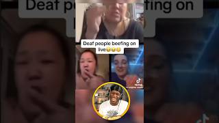 Deaf People Beefing On Live 😂 [upl. by Feil207]