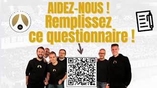 QUESTIONNAIRE  Aideznous à être meilleurs  Merci à vous [upl. by Lammond444]