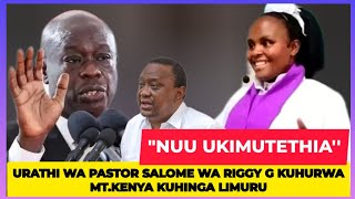 URATHI WA PROPHETESS SALOME KIRI GACHAGUA KUHINGA THUTHA WAKE KUHURWA LIMURU NUU UKIMUTETHIA❓😭 [upl. by Fan]