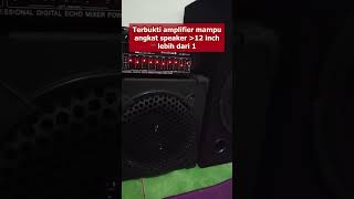 AMPLIFIER SUNBUCK BESAR SPEAKER 12 INCH [upl. by Yatnohs]