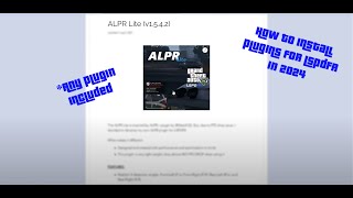 How to install LSPDFR Plugins [upl. by Philipps]