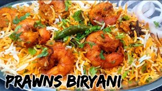 Prawns Biryani Recipe  Jhinga Biryani  Shrimps Recipe [upl. by Odnama719]