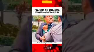 ANGGOTA POLISI TANTANG PRAJURIT TNI polisi polri tni tniad beritaterkini viralvideo shorts [upl. by Bachman]