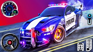 Cop Car Driving Simulator 2024  Real Police Car Chase Driver  Android GamePlay [upl. by Goldberg]