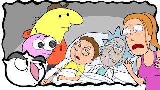 Rick and Mortys Deathbed feat Smiling Friends [upl. by Stoffel113]