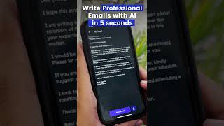 Write Emails with AI in 5 seconds  AI Email Writer  A1 Apps [upl. by Nagyam]