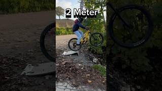 2 Meter Sprung geht schief🤕 mtb jump fail shorts [upl. by Nocaj930]