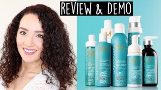 Moroccan Oil Curl Collection Review amp Demo [upl. by Garry672]