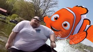 Fat guy singing Moana in a canoe meets Nemo [upl. by Norb]