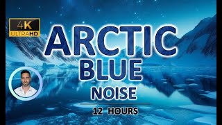 Cooling Arctic Blue Noise  12 Hours BLACK SCREEN  For Warm Nights Deep Sleep amp Tinnitus Relief [upl. by Nassir446]