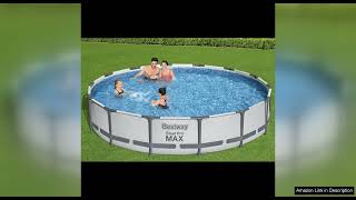 Bestway Steel Pro MAX 14 x 33quot Round Above Ground Pool Set Review [upl. by Nnoved]