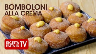 Come preparare i deliziosi BOMBOLONI ALLA CREMA di Benedetta Rossi  Fatto in Casa per Voi [upl. by Ruder]