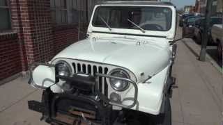 BARN FIND RARE 1979 AMC Jeep CJ7 V8 QuadraTrac AC All Original Condition for sale [upl. by Brader673]