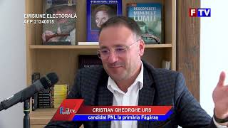 Cristian Gheorghe Urs  candidat PNL la primăria Făgăraș [upl. by Analeh978]