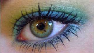 Makeup Tutorial Spring Greens [upl. by Ogeid]