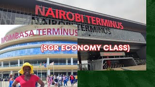 SGR train from Nairobi to Mombasa booking  price [upl. by Drofub]