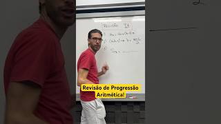 Revisão Rápida de Progressão Aritmética  Matemática Rafa Jesus [upl. by Giles]