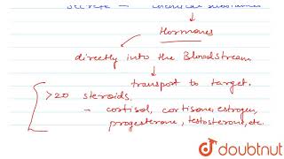 a What substances are made by endocrine glands b What is the function of receptors an [upl. by Yanat]