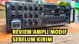 REVIEW UPGRADE AMPLIFIER SUNBUCK SEBELUM KIRIM KE PEMBELI [upl. by Aihsilat]