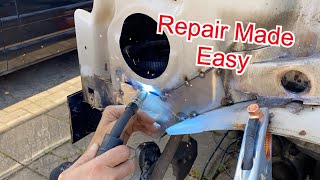 Panel Van Repair Inner Wing Restoration Made Easy [upl. by Idona]