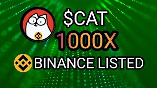 💥BIG BANG💥 SIMONS CAT BINANCE LISTING  CAT PRICE PREDICTION 2025  STILL 1000X  🚀🚀🚀 [upl. by Einimod788]