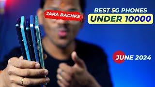 TOP 5 Best 5G Phones Under 10000 in JUNE 2024 l Best Mobile Under 10000 [upl. by Dranek]