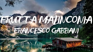 Francesco Gabbani  Frutta Malinconia TestoLyrics [upl. by Enela]