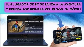 MANKO DE PC INTENTA JUGAR BLOOD STRIKE EN MOVIL [upl. by Kenti]