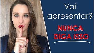 Erros comuns de apresentações  DICAS 28 [upl. by Ybbob870]