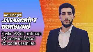 Visual Studio Code istifadəsi Faydalı VScode uzantıları  JavaScript Dərsləri  02 [upl. by Ardnaed95]