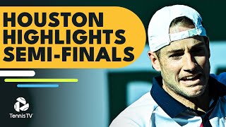 Isner Battles Garin amp Kyrgios Faces Opelka  Houston 2022 SemiFinal Highlights [upl. by Dotti873]