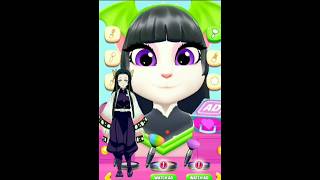 demonslayer Kanae kocho makeover by my talking angela 2💗✨kanaekocho shorts [upl. by Prowel]