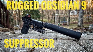 Testing Rugged Obsidian 9 Suppressor [upl. by Anayad829]