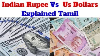 Why Indian Rupee value is less than USA Dollars   Explained Tamil [upl. by Nywloc]