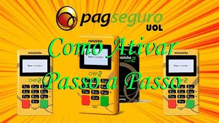 Como ativar a Minizinha chip 2 PAGSEGURO PASSO A PASSO [upl. by Anilet]