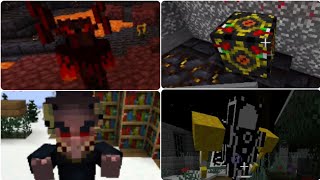 Minecraft Among the Fragments All Bosses  1201 Mod [upl. by Madson783]