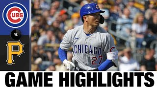 Cubs vs Pirates Game Highlights 41222  MLB Highlights [upl. by Marelda]