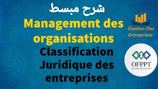 La Classification Juridique des Entreprises [upl. by Ronacin]