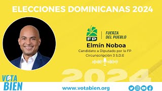 Entrevista a Elmín Noboa Candidato a Diputado de Santo Domingo Este C3 Vota Bien [upl. by Paolo]