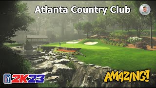 PGA Tour 2K23  Atlantic Country Club  Course Review amp Playthrough [upl. by Alamaj]