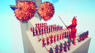 GIANT SAMURAI ARMY vs EVERY GOD  TABS  Totally Accurate Battle Simulator [upl. by Vish]