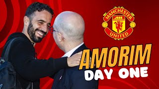 Inside Ruben Amorims first day at Man Utd as new boss immediately makes huge decision [upl. by Eybba854]