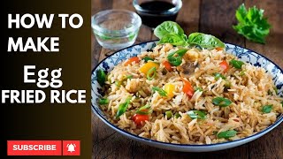 Egg Fried Rice  A Traditional Recipe  Chinese Recipe central [upl. by Egroeg]