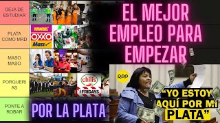 🇵🇪 LOS MEJORES Y PEORES TRABAJOS TIER LIST 🤑 Tú primer empleo [upl. by Aneladgam741]